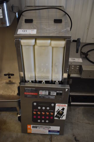 Silver King SKECD12-V3-1-KE1 Stainless Steel Commercial Countertop Dispenser. Door Needs To Be Reattached. 115 Volts, 1 Phase.
