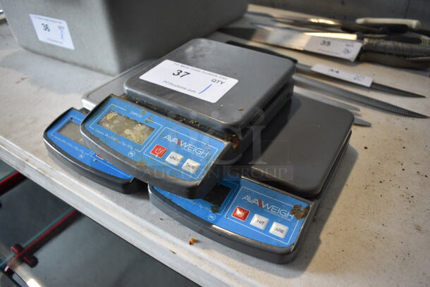 3 Avaweigh Model 334PC32 Countertop Food Portioning Scales. 6x8.5x1.5. 3 Times Your Bid! - Image 2 of 4