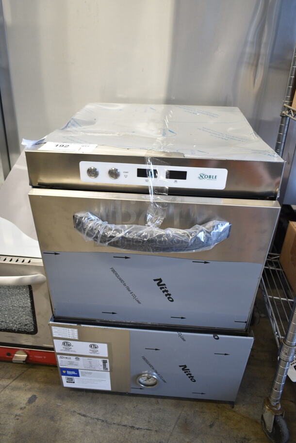 BRAND NEW SCRATCH AND DENT! 2023 Noble 495HTGW22 Hi Temp High-Temperature Underbar Glass Washer. 208/240 Volts, 1 Phase.  - Image 2 of 12