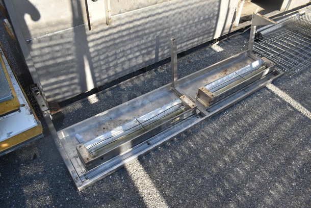 Stainless Steel Commercial Shelf w/ 2 Power Strips. 72x15.5x15.5 - Image 4 of 4