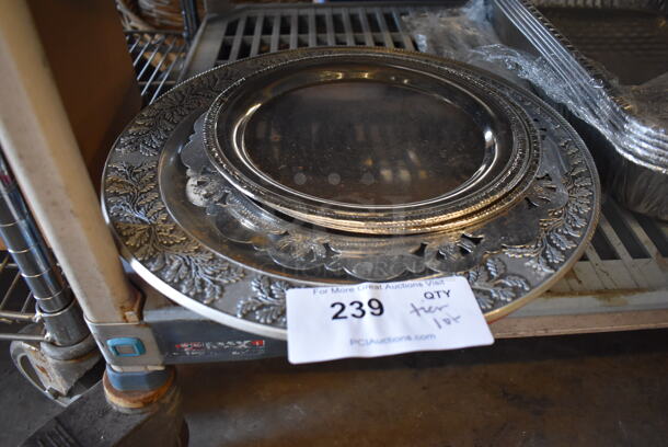 ALL ONE MONEY! Tier Lot of Various Items Including Ceramic Plates, Foil Pans and Serving Trays - Image 8 of 9