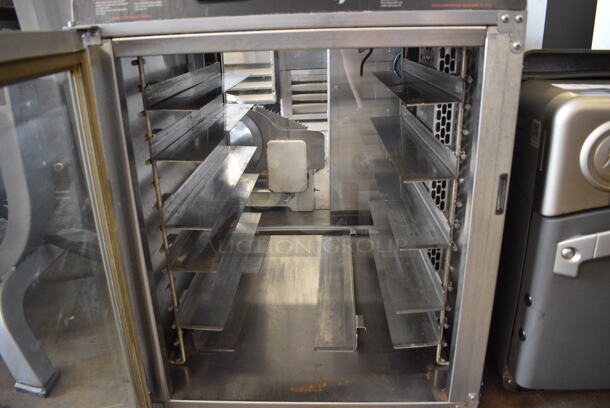 Hatco Metal Commercial Countertop Flav-r-savor Heated Display Cabinet Merchandiser. 22.5x28x31. Cannot Test Due To Cut Power Cord - Image 4 of 5
