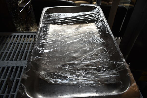 ALL ONE MONEY! Lot of 21 Stainless Steel Full Size Drop In Bins. - Image 3 of 4