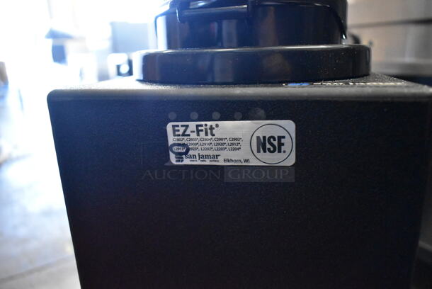 BRAND NEW SCRATCH AND DENT! EZ Fit L2913 EZ-Fit® Black Countertop Lid Dispenser Cabinet - Image 6 of 6