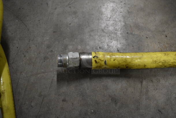Yellow Gas Hose. 36" - Image 3 of 3