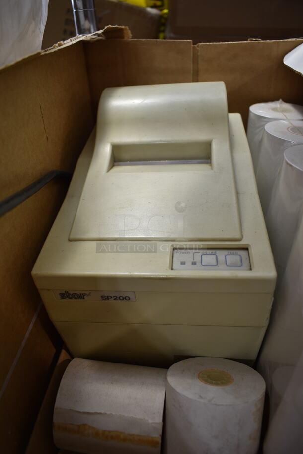 Star SP200 Receipt Printer w/ Printer Rolls and POS Ribbons.  - Image 3 of 6