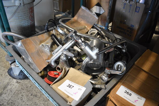 ALL ONE MONEY! Lot of Various Items Including Faucets in Gray Poly Bin! - Image 4 of 4