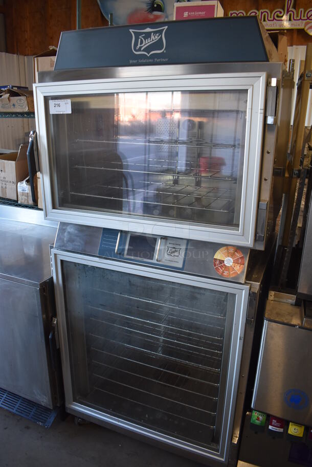 Duke TSC-6/18 Stainless Steel Commercial Electric Powered Oven Proofer on Commercial Casters. 208 Volts, 1 Phase. 37x30.5x78 - Image 3 of 6