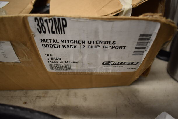 IN ORIGINAL BOX! Carlisle Metal Kitchen Utensils Order Rack. 14x14x7 - Image 3 of 5