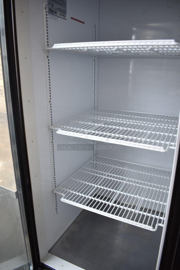 Turbo Air TGM-72RSB Metal Commercial 3 Door Reach In Cooler Merchandiser w/ Poly Coated Racks. 115 Volts, 1 Phase. Tested and Powers On But Does Not Get Cold - Image 4 of 5