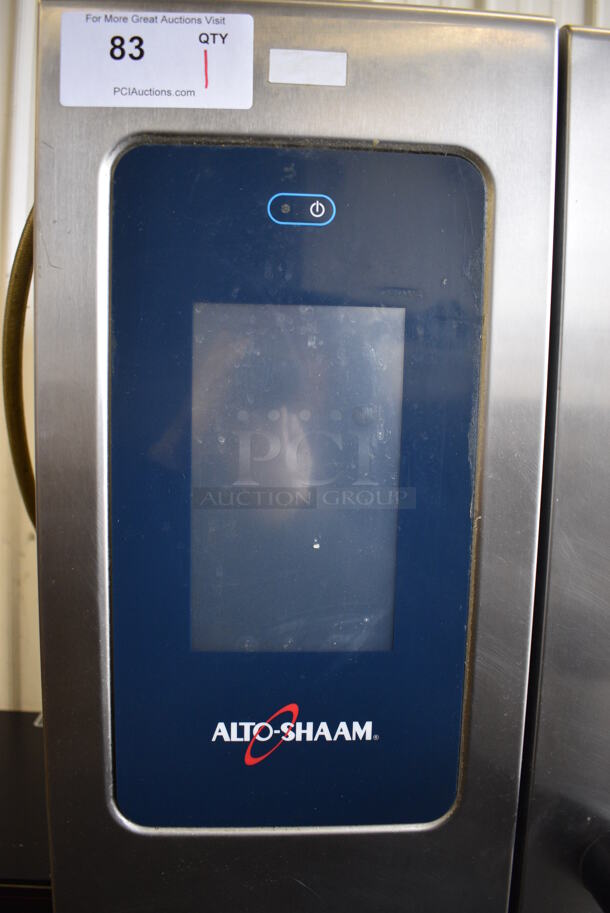 Alto Shaam Model CTP10-10E Stainless Steel Commercial Electric Powered Combitherm Convection Oven on Stainless Steel Equipment Stand. 35.5x38x69.5 - Image 3 of 6