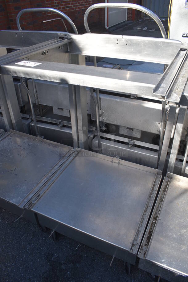 Metal Commercial Dolly on Commercial Casters. 27x31x50 - Image 2 of 4