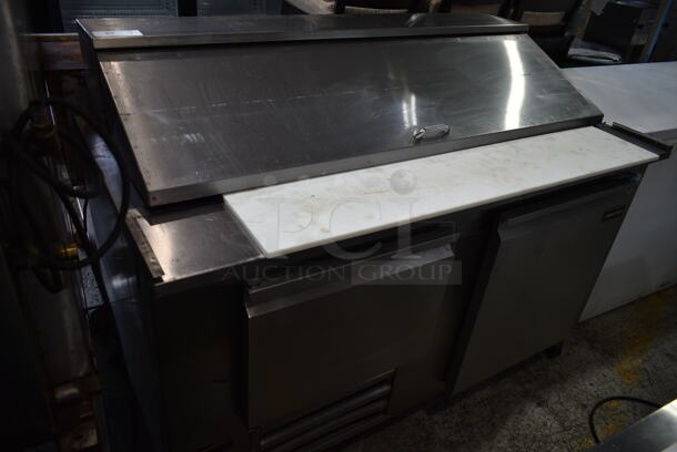 Cooltech Stainless Steel Commercial Sandwich Salad Prep Table Bain Marie Mega Top on Commercial Casters. 115 Volts, 1 Phase. Tested and Powers On But Does Not Get Cold