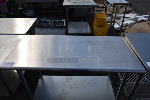 Stainless Steel Table w/ Under Shelf. - Image 2 of 4