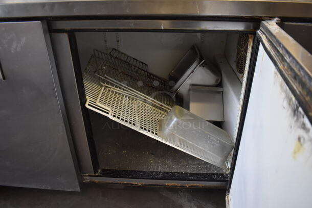 True TPP-67 Stainless Steel Commercial Pizza Prep Table on Commercial Casters. 115 Volts, 1 Phase. 67x32x42. Tested and Powers On But Temps at 49 Degrees - Image 6 of 8