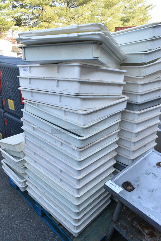 55 White Poly Dough Bins. 55 Times Your Bid! - Image 2 of 3