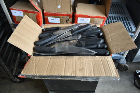 45 SHARPENED Stainless Steel Knives Including Chef Knives. 45 Times Your Bid!