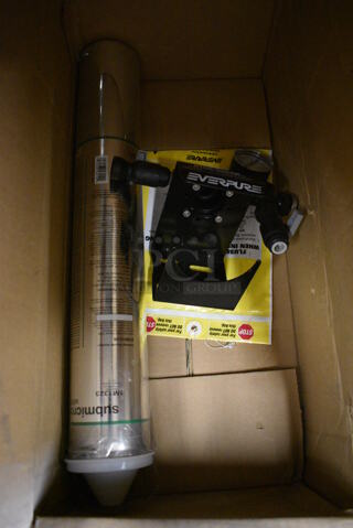 BRAND NEW IN BOX! Everpure Water Filtration System. 4x4x21