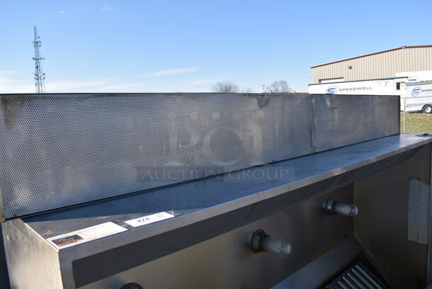9' Captive Aire Stainless Steel Commercial SELF CONTAINED Grease Hood w/ Make Up Air Vent. 108x24x66 - Image 4 of 8