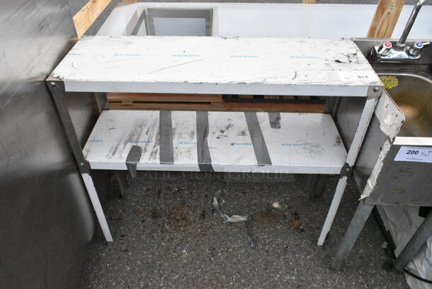 BRAND NEW! Metal 2 tier Shelving Unit. - Image 1 of 3