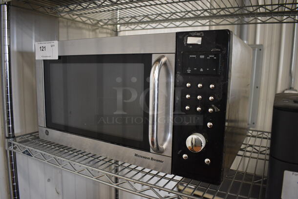 General Electric Model JES1384SF03 Stainless Steel Countertop Microwave Oven w/ Plate. 120 Volts, 1 Phase. 22x16x12 - Image 2 of 5