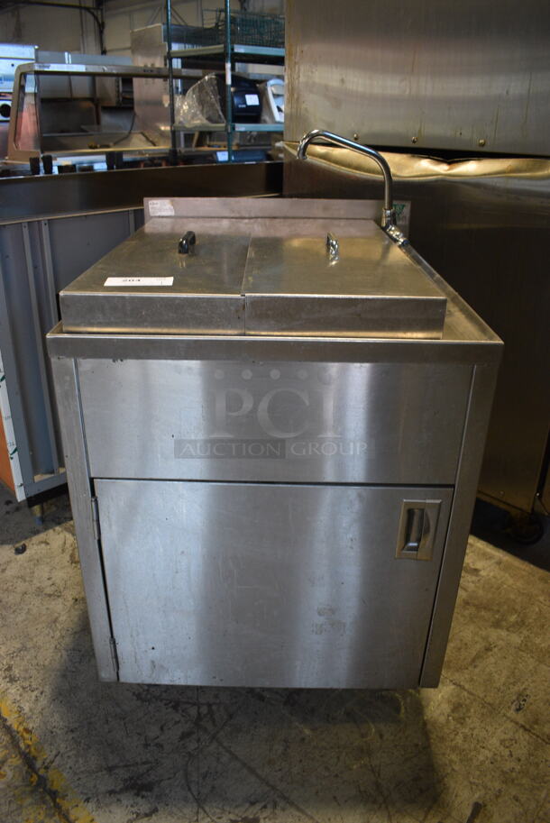 Elkay RTB-12-SL Commercial Stainless Steel Electric Hydro Heater Food Service RethermalizerOn Galvanized Legs. 208-230V, 3 Phase. 