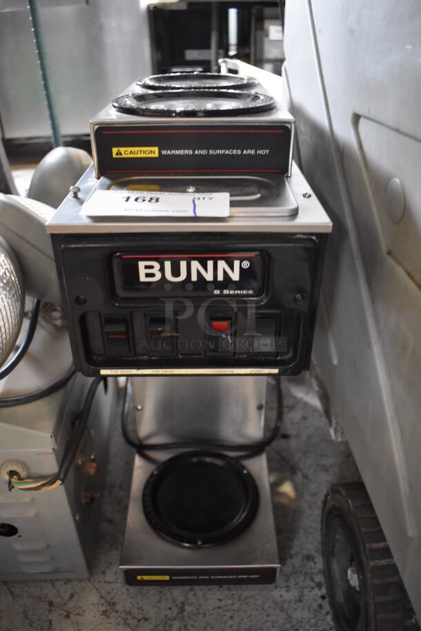 Bunn Stainless Steel Commercial Countertop 3 Burner Coffee Machine. 