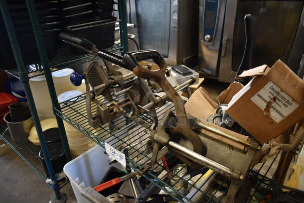 ALL ONE MONEY! Two Tier Lot of Various Items Including French Fry Cutters and Utensils - Image 6 of 9