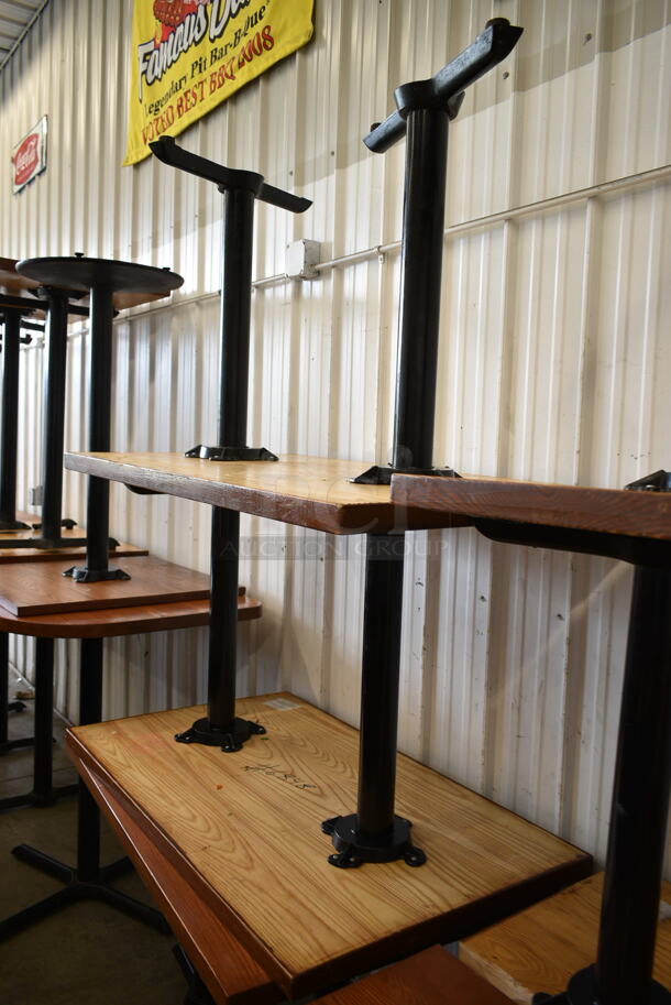 16 Wooden Tables Including 9 Dining Height and 7 Bar Height. 16 Times Your Bid! - Image 6 of 12