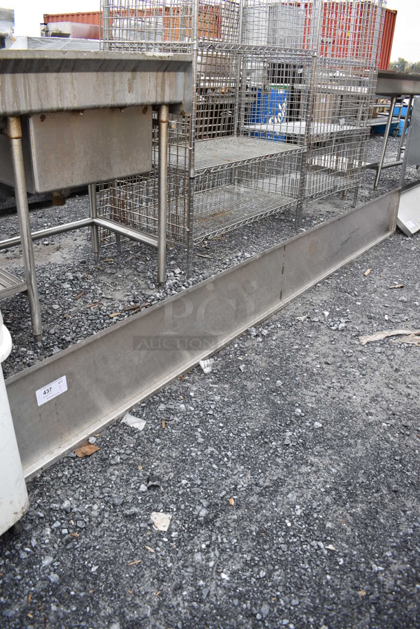 Stainless Steel Shelf. 124x14x13 - Image 2 of 5