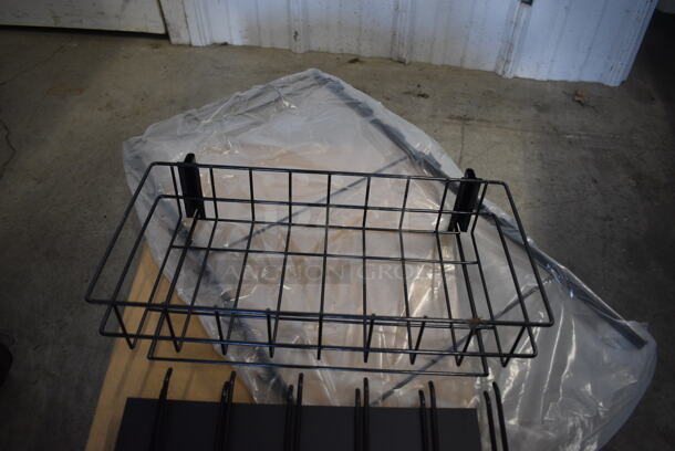 2 BRAND NEW IN BOX! Black Metal Chip Display Rack. 2 Times Your Bid! - Image 8 of 8
