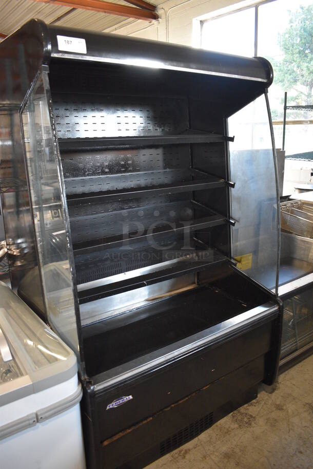Federal Metal Commercial Open Grab N Go Merchandiser. 47x35x77. Cannot Test Due To Plug Style