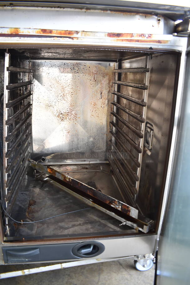 2 2019 Rational Stainless Steel Commercial Combitherm Self Cooking Center Convection Ovens on Commercial Casters. Top Model: SCC WE 62. Bottom Model: SCC WE 102. 480 Volts, 3 Phase. 2 Times Your Bid! - Image 4 of 7