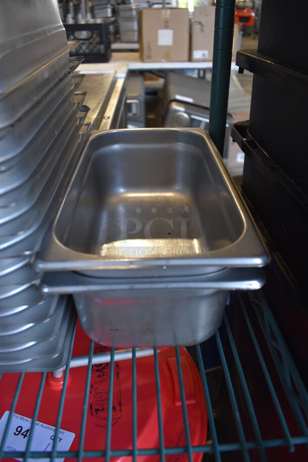 50 Stainless Steel 1/3 Size Drop In Bins. 1/3x4. 50 Times Your Bid! - Image 3 of 4