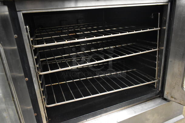 2 Montague Stainless Steel Commercial Natural Gas Powered Full Size Convection Ovens w/ View Through Doors and Metal Oven Racks. 2 Times Your Bid! - Image 5 of 6