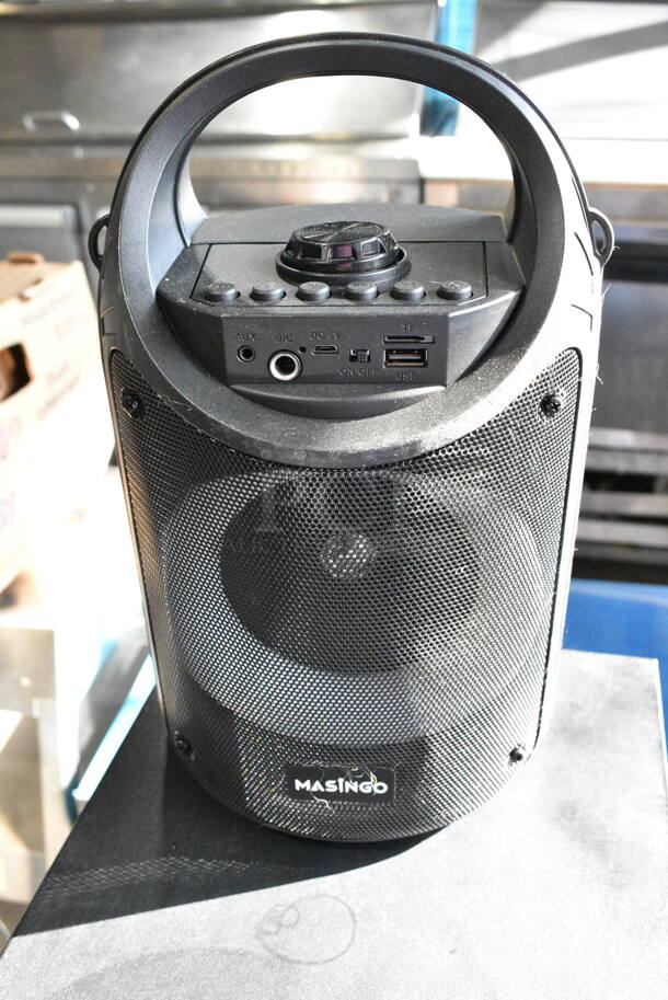 4 Various Items Including PKRTVG34 NutriChef Vertical Rotisserie Oven, Pyle PLQB10 10 inch 500 Watt Car Audio Speaker Subwoofer Bandpass Enclosure System, NCBS10S NutriChef 10 Piece Non-stick Bakeware Set, Masingo Karaoke Machine. 4 Times Your Bid!  - Image 9 of 10