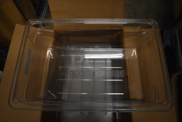 6 BRAND NEW IN BOX! Cambro Clear Poly Bins. 12x18x6. 6 Times Your Bid! - Image 3 of 4