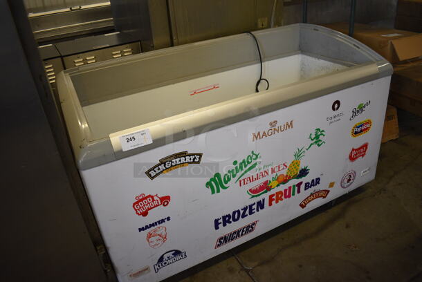 2018 Excelente Metal Commercial Open Freezer on Commercial Casters. 59x28x36. Tested and Working! - Image 2 of 6