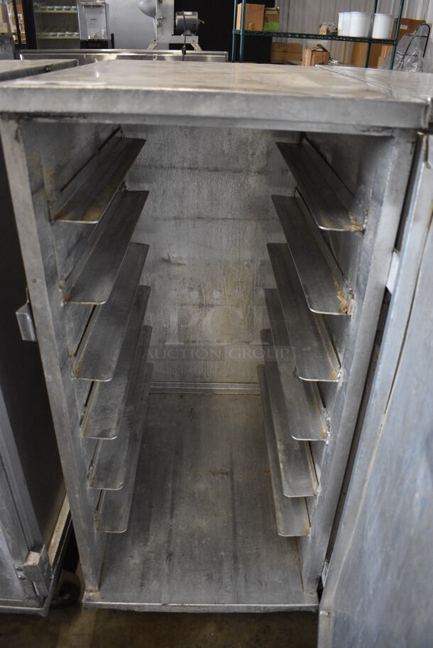 Metal Commercial Enclosed Pan Transport Rack on Commercial Casters. 19x29x44 - Image 3 of 4