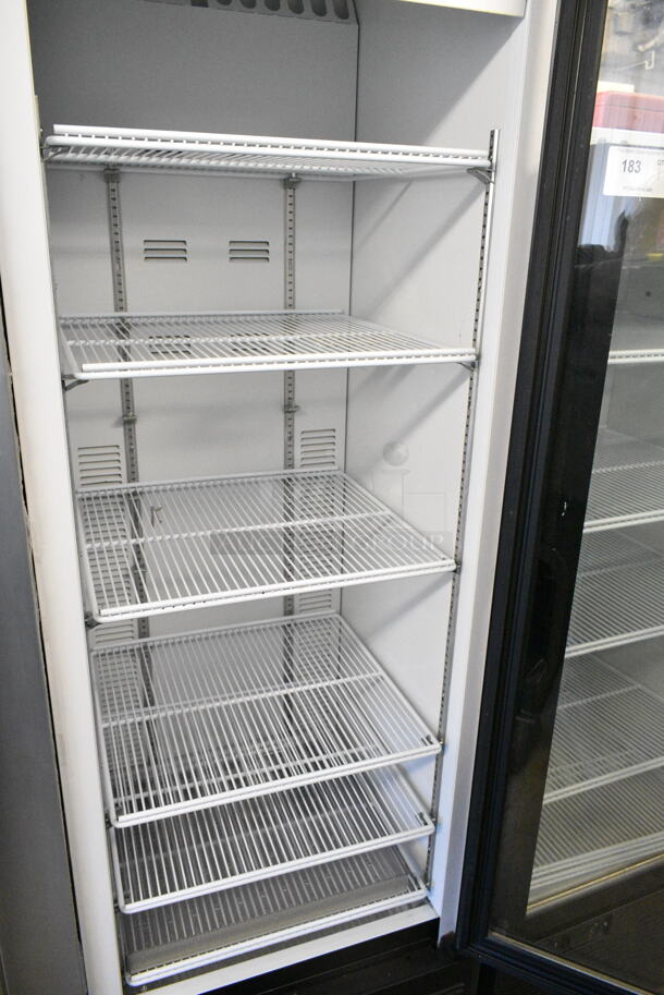 2019 Habco SE18 Metal Commercial Single Door Reach In Cooler Merchandiser w/ Poly Coated Racks. 115 Volts, 1 Phase. Tested and Working! - Image 3 of 4