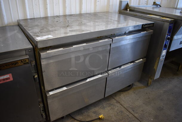 Continental SWF48 Stainless Steel Commercial 4 Drawer Freezer on Commercial Casters. 115 Volts, 1 Phase. 48x30x34. Tested and Working! - Image 3 of 6