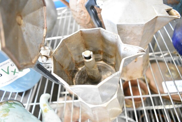 6 Various Pitchers Including Metal and Ceramic. 6 Times Your Bid!  - Image 5 of 10