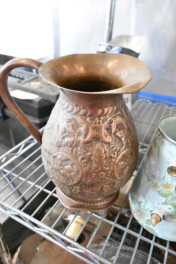 6 Various Pitchers Including Metal and Ceramic. 6 Times Your Bid!  - Image 10 of 10