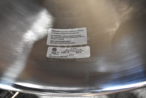 BRAND NEW SCRATCH AND DENT! Hanson RS50 Metal Warming Lamp. 120 Volts, 1 Phase.  - Image 5 of 5