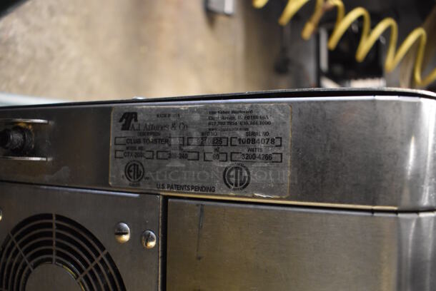 AJ Antunes CTX-200L Stainless Steel Commercial Countertop Club Toaster. 208-240 Volts, 1 Phase. 9x29x19 - Image 6 of 9