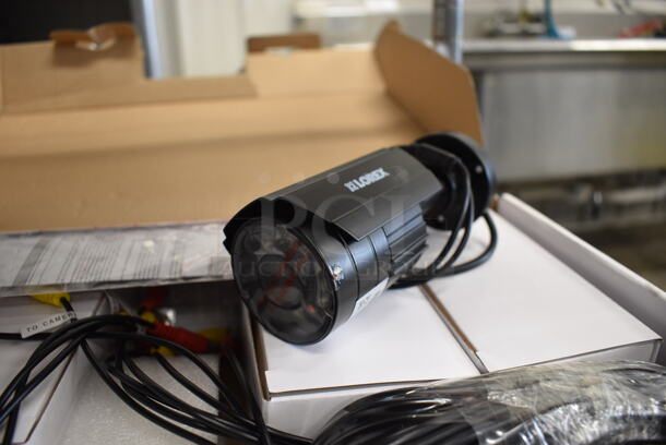 ALL ONE MONEY! Lot of 4 Lorex Security Cameras w/ Wires! - Image 2 of 5