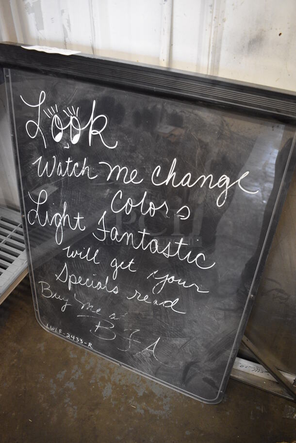 2 Various Items; Sign and Metal Panel. 24x33x1.5, 24x32x2. 2 Times Your Bid! - Image 2 of 4