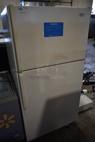 Whirlpool W1TXNMFWQ02 Metal Cooler Freezer Combo Unit. 115 Volts, 1 Phase. Tested and Working!