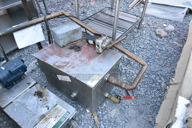 Goslyn GOS40 Stainless Steel Grease Trap.  - Image 2 of 3