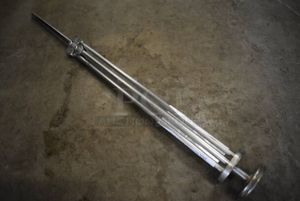 Metal Commercial Plunger for Dough Dropper. 2x2x23 - Image 2 of 3